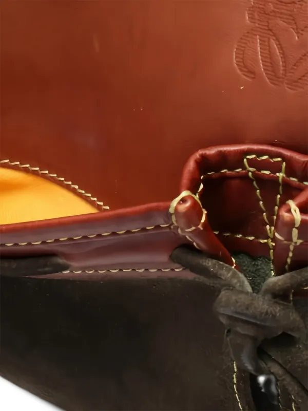 Loewe Pre-Owned 2000s Anagram Leather Shoulder Bag | Brown