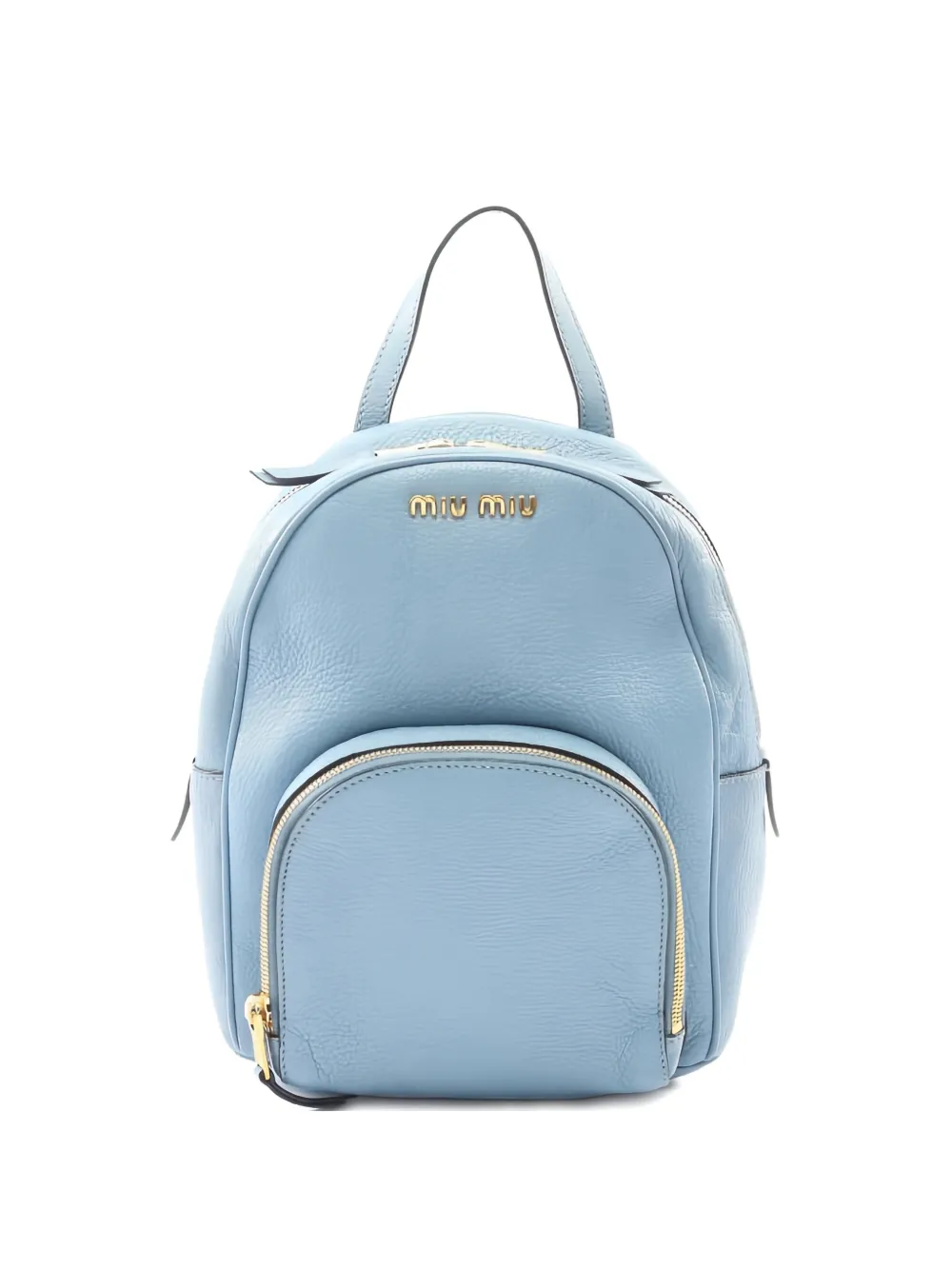 Miu Miu Pre-Owned 2000s Rucksack aus Leder | Blau | Image 1