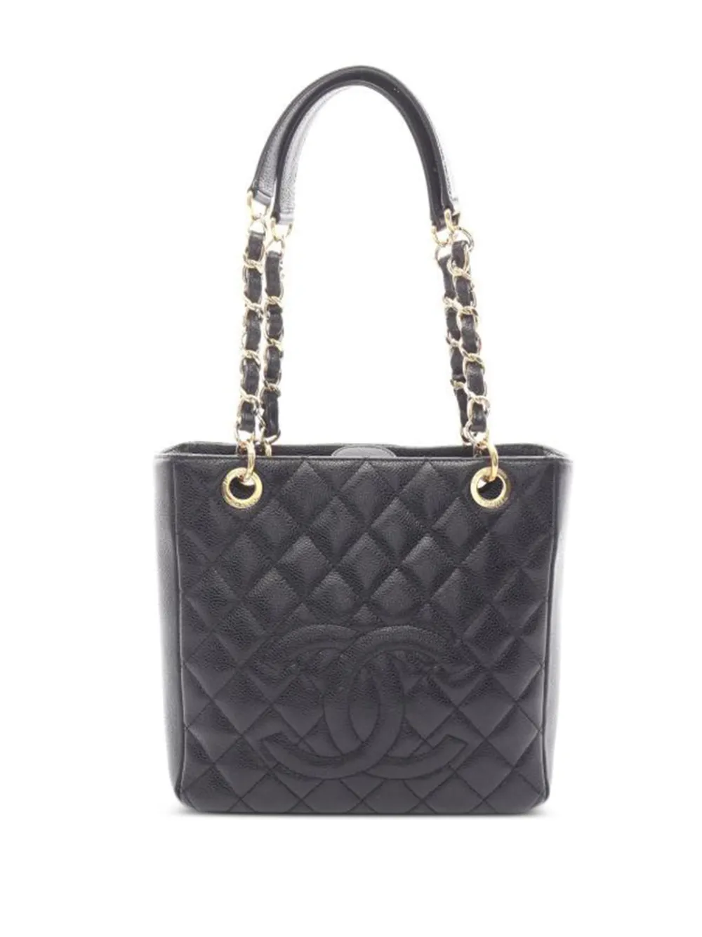 CHANEL Pre-Owned 2010-2011 Petite Shopping tote bag - Nero