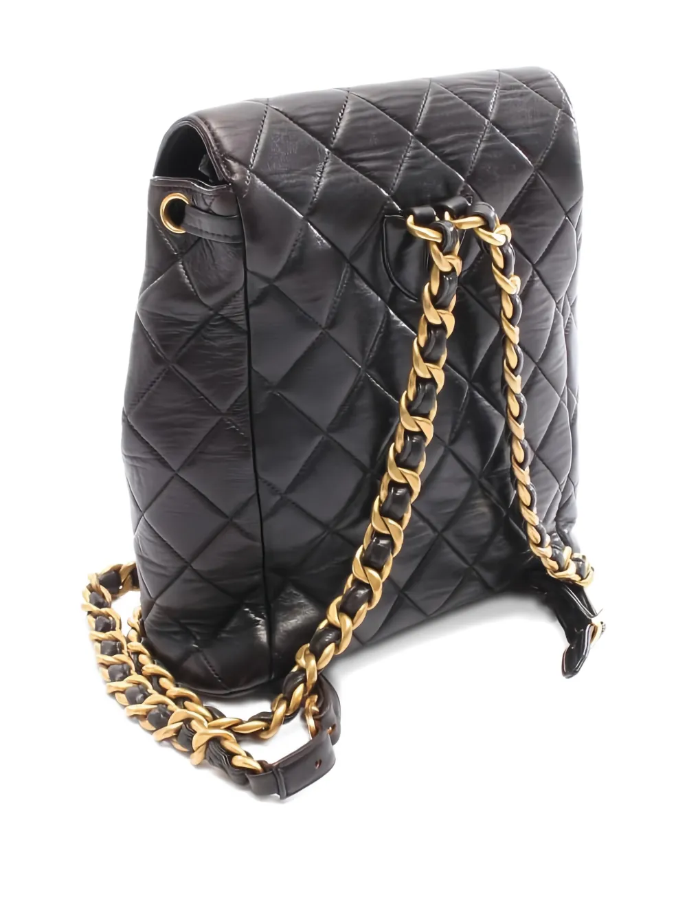 CHANEL Pre-Owned 1986-1988 Matelasse backpack - Zwart