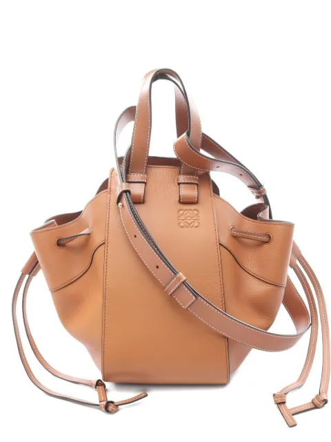 Loewe Pre-Owned 2000s drawstring leather tote bag