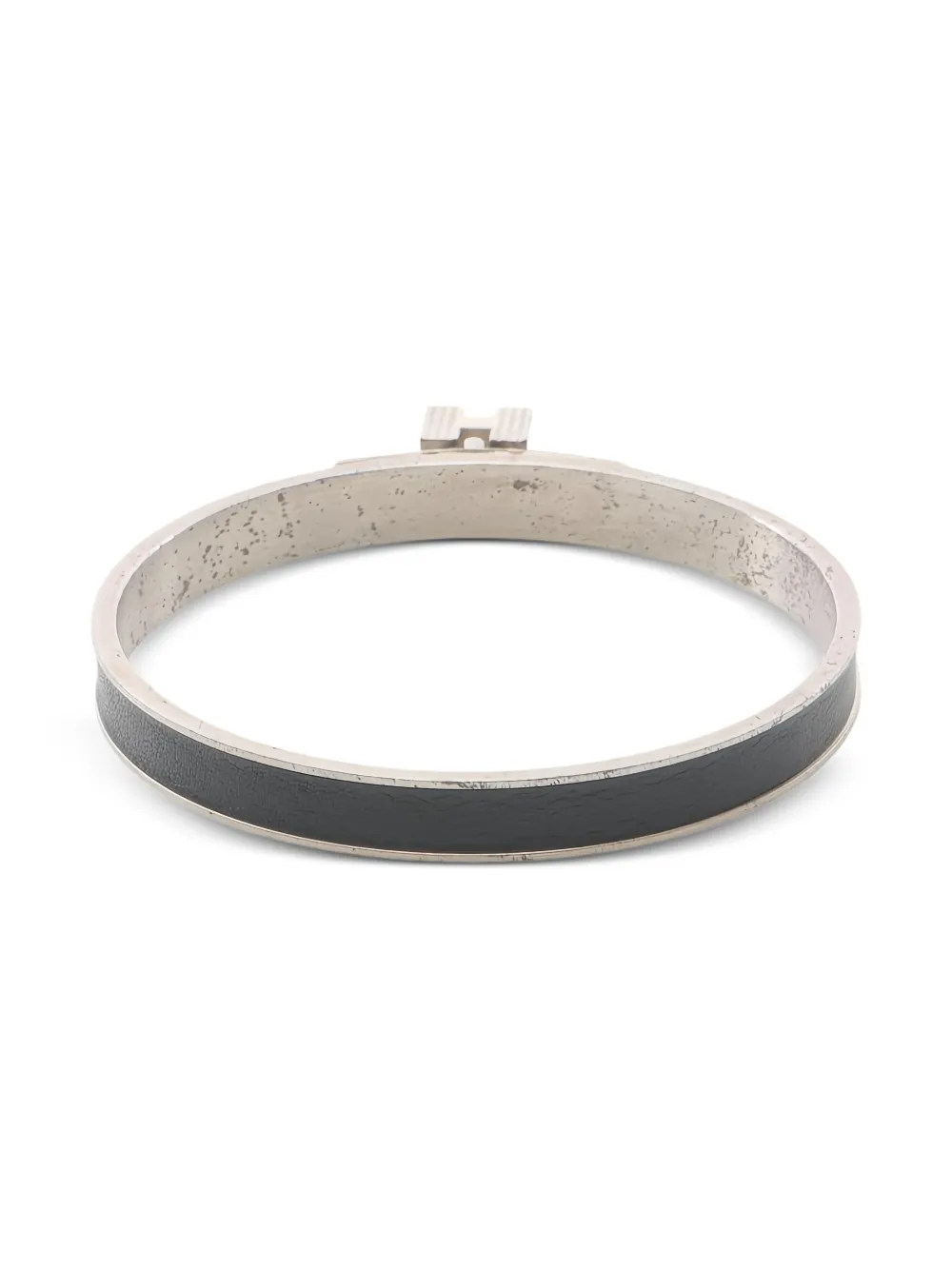 2000s Kelly Padlock Leather Bangle