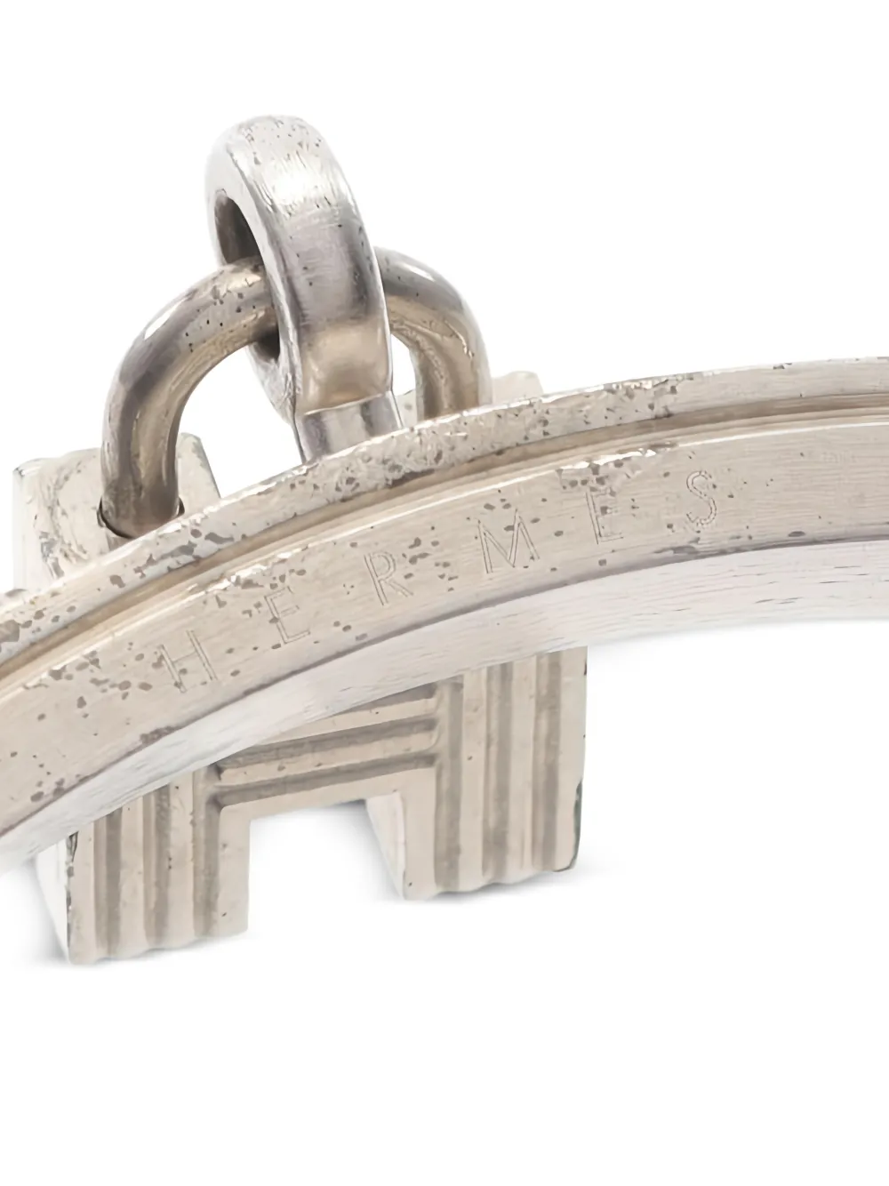 2000s Kelly Padlock Leather Bangle