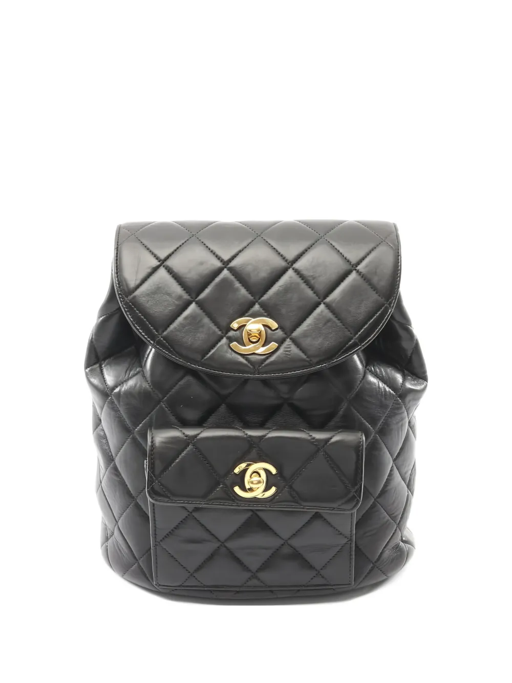 CHANEL Pre-Owned 1994-1996 quilted-design backpack - Nero