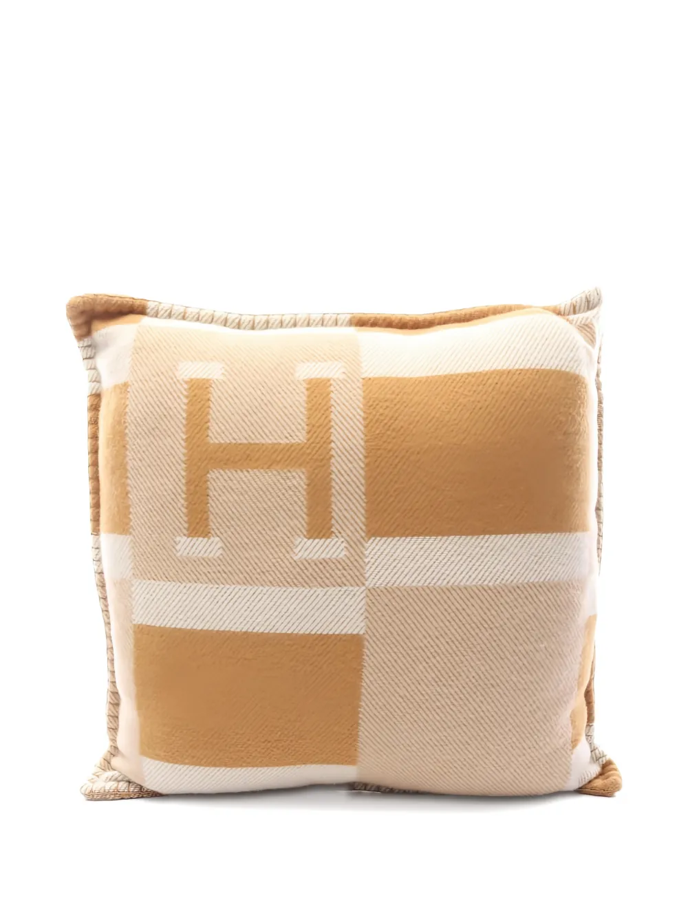 Hermès Pre-Owned 2020s Avalon Bayadere cushion | neutro | Image 1