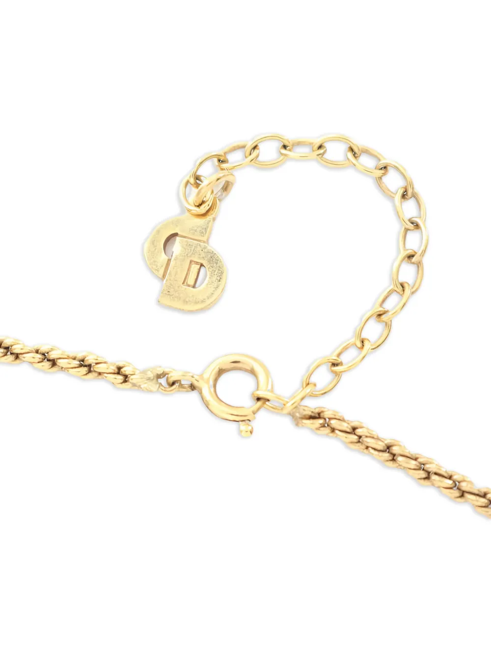 Christian Dior Pre-Owned 2010s logo-detail necklace - Oro