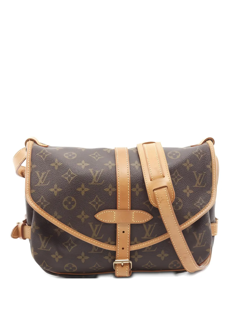 Louis Vuitton Pre-Owned 1995 Saumur monogram shoulder bag - Marrone