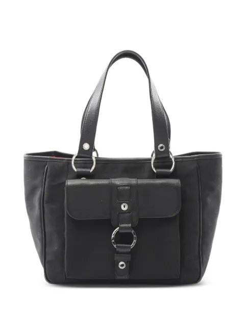 Bvlgari Pre-Owned 2000s Logomania zip-top tote bag 