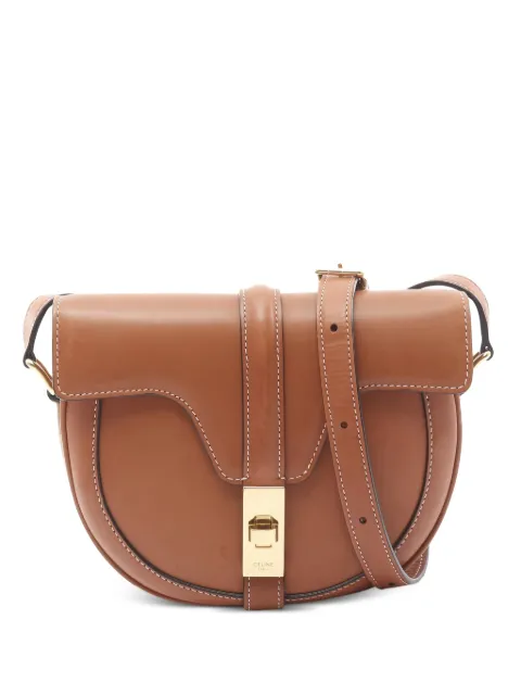 Celine Pre-Owned 2000s small 16 Buzas leather shoulder bag