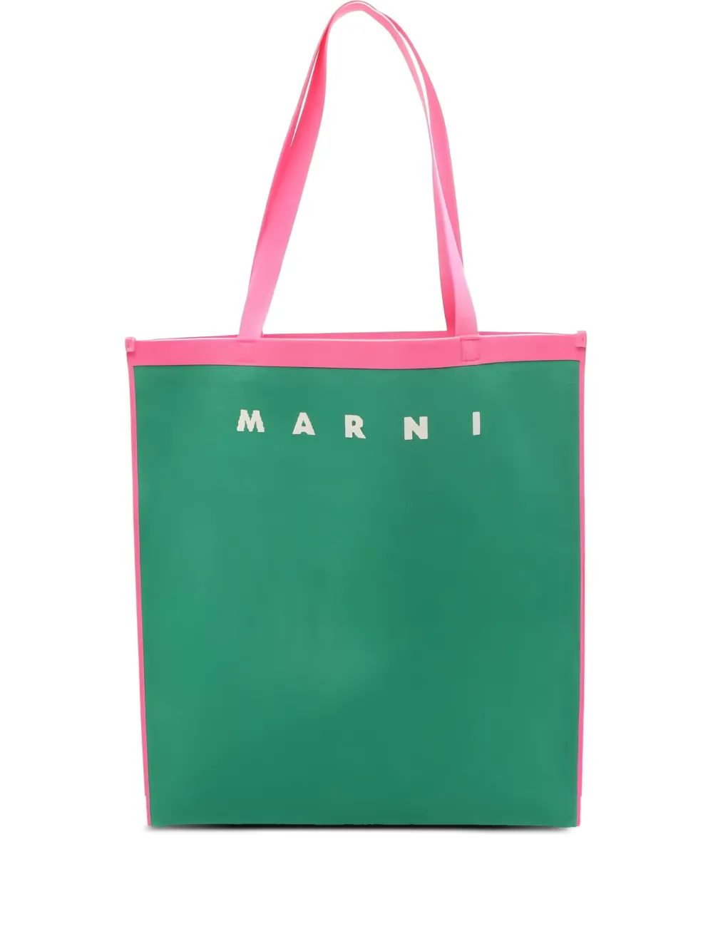 Marni Pre-Owned logo-detail tote bag - Verde