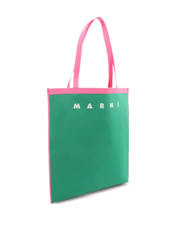 Marni Pre-Owned ロゴ ハンドバッグ | グリーン | FARFETCH JP