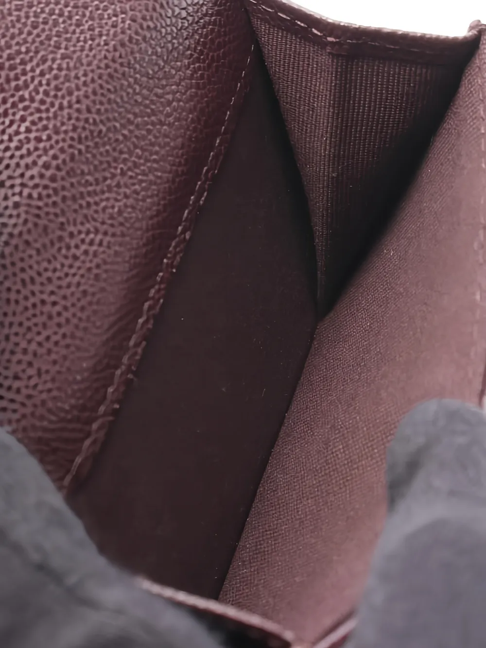 Pre-owned Chanel 2021 Flap Quilted Wallet In Red