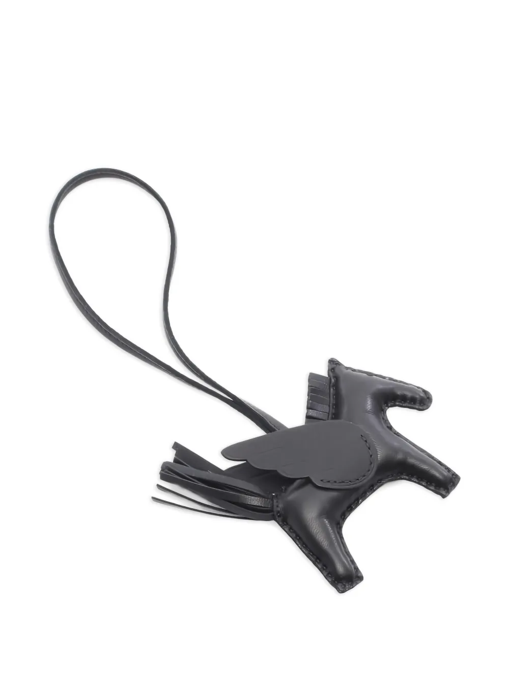 Hermès Pre-Owned 2025 PM Rodeo Pegasus bag charm | Black | Image 1