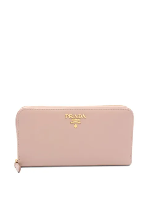 Prada Pre-Owned portefeuille en cuir à fermeture zippée