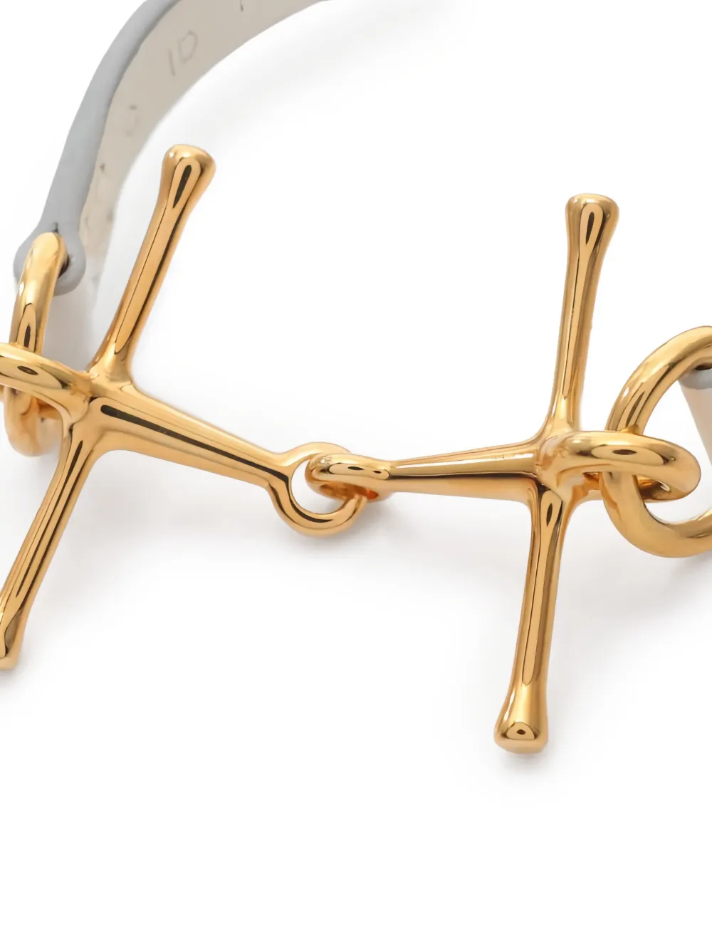 Hermès Pre-Owned 2018 GP engraved-C bracelet | Image 2