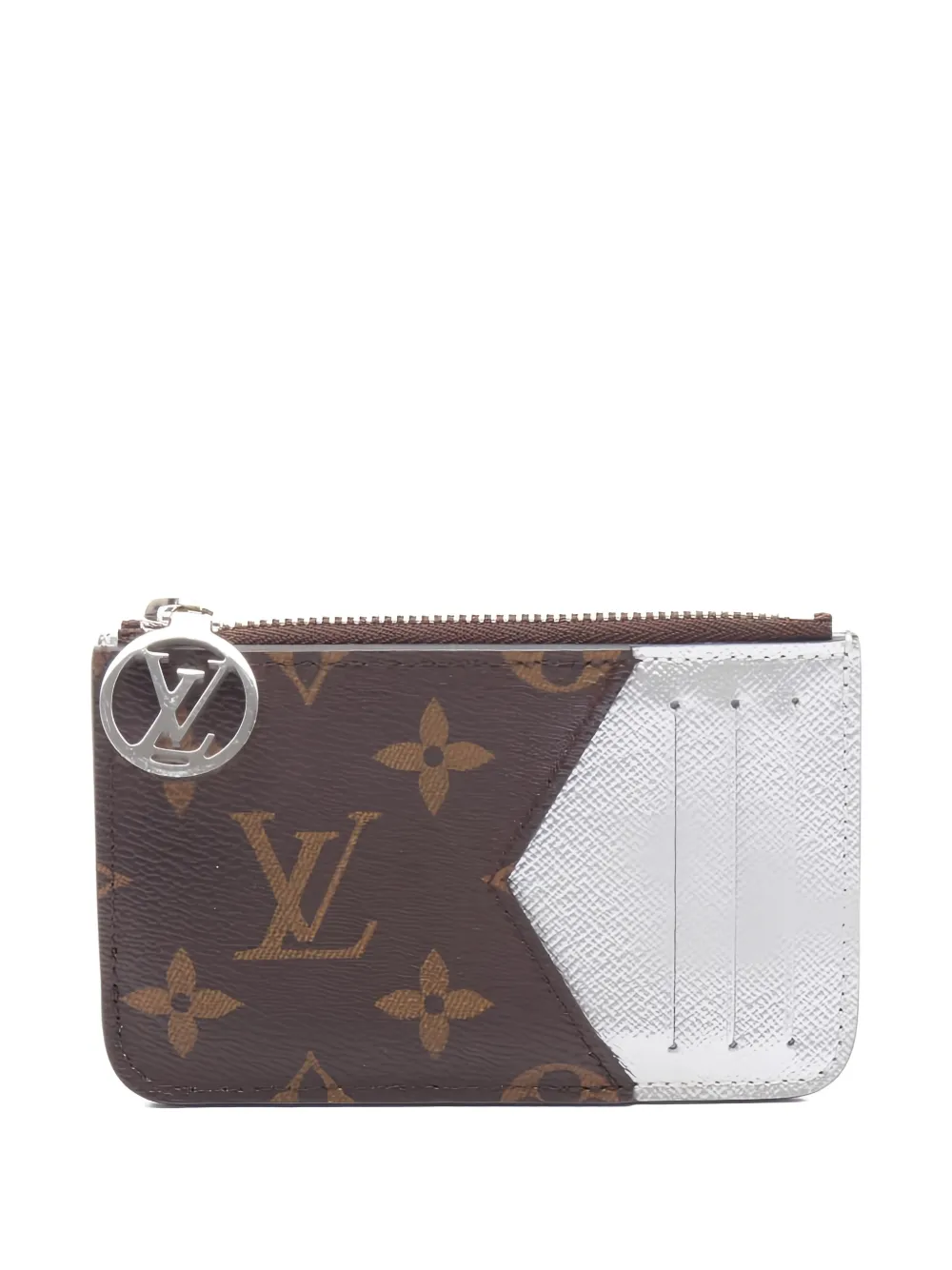Louis Vuitton Pre-Owned monogram-pattern top-zip coin purse - Marrone