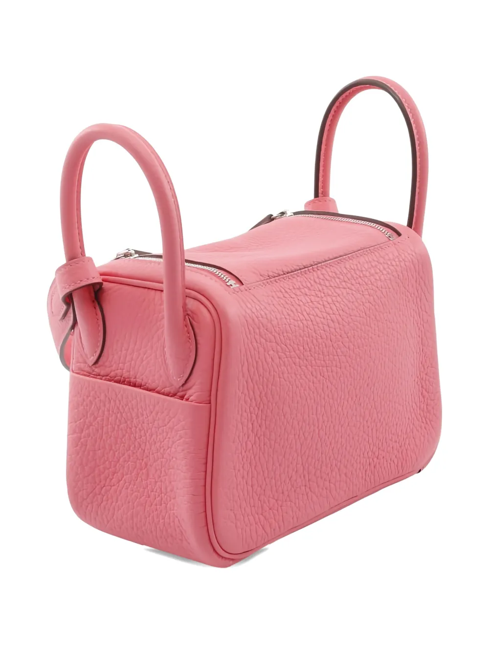 Hermès Pre-Owned 2024 mini Lindy leather tote bag - Roze