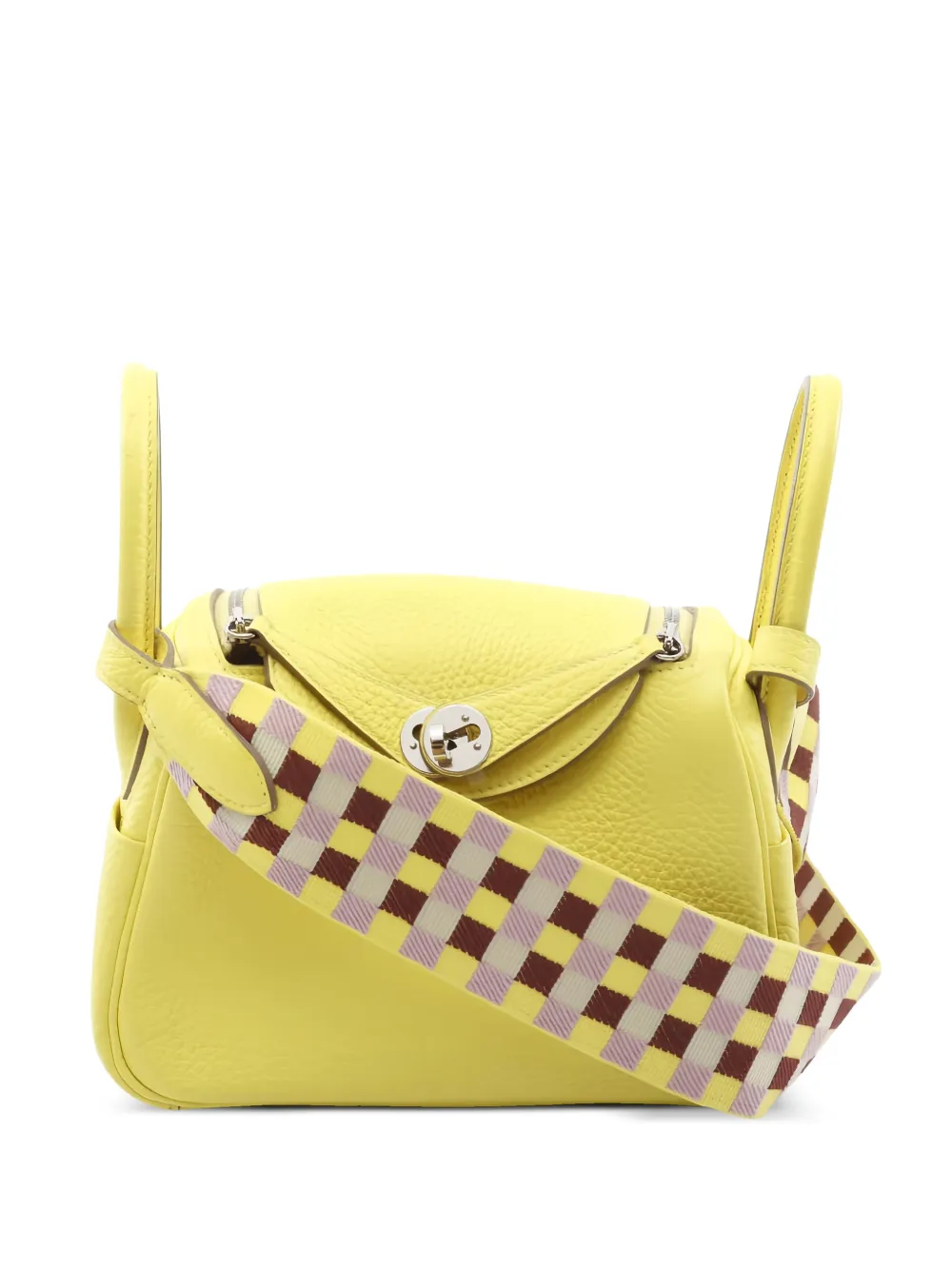 Hermès Pre-Owned 2022 mini Clemence leather tote bag | Yellow | Image 1