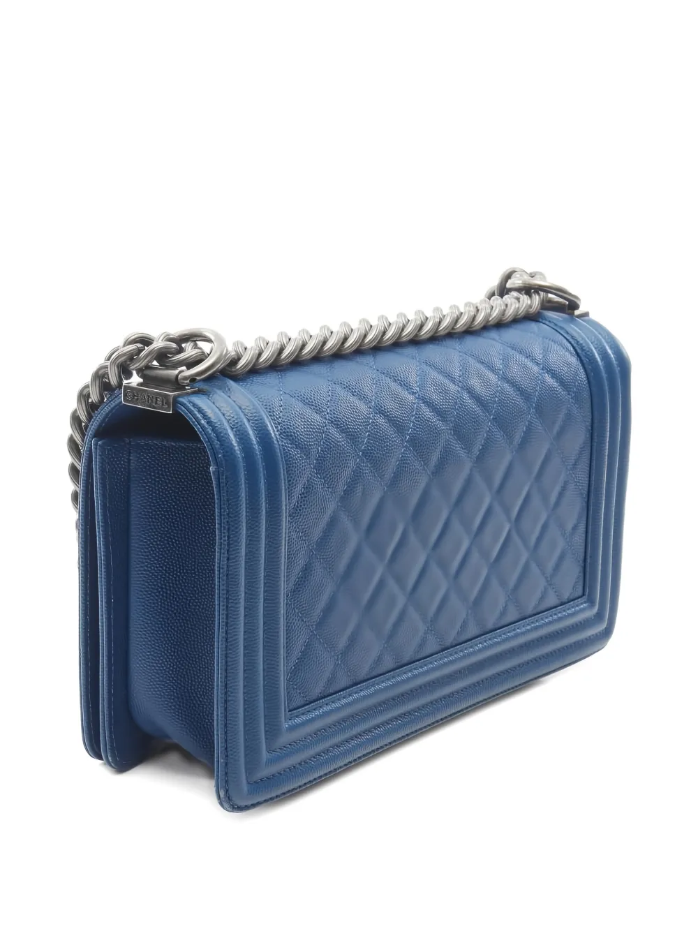 CHANEL Pre-Owned 2018 small Boy shoulder bag - Blauw