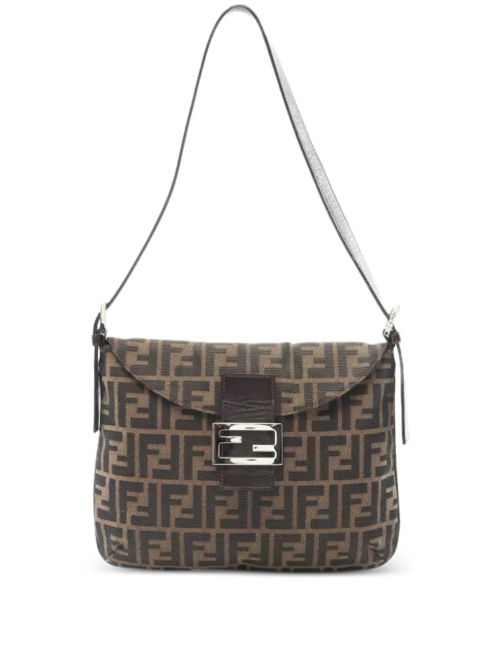 Fendi Pre-Owned 2010s canvas shoulder bag | Brown | Image 1