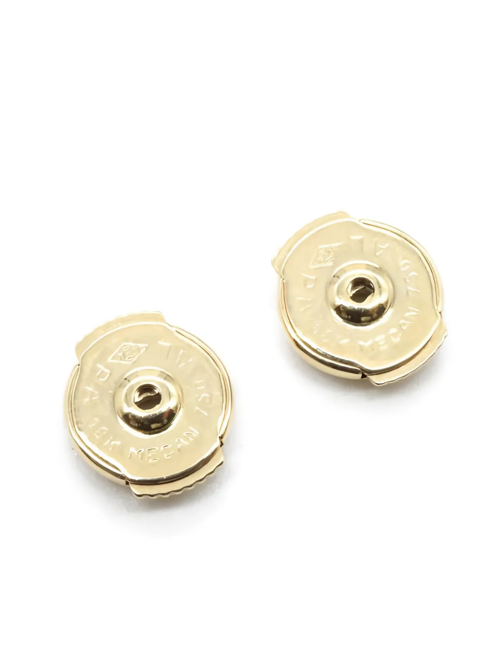 CARTIER Pre-owned 2010s Baby Trinity Diamond Earrings In Gold
