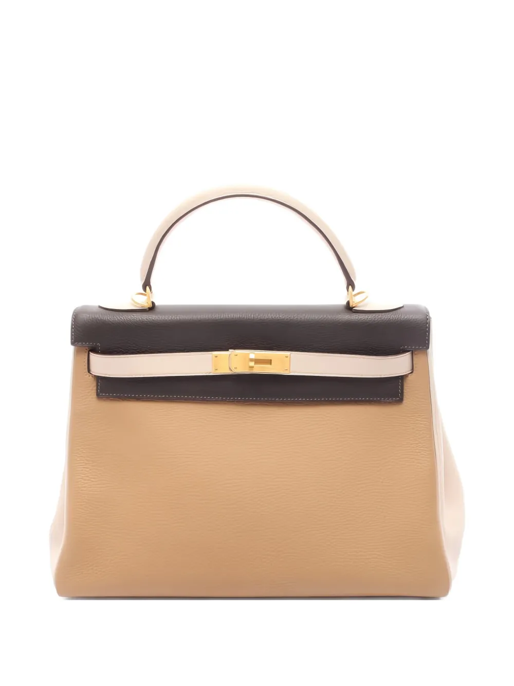 Hermès Pre-Owned 2003 32 Kelly leather handbag - Neutrals