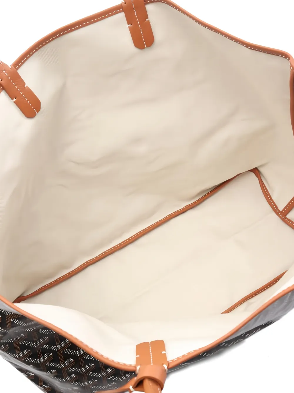 Pre-owned Goyard 2020 Pm Sanlouis Large Coated Canvas Tote Bag In Brown