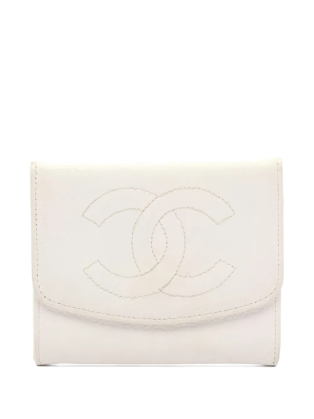 CHANEL Pre-Owned 1996-1997 coco mark coin purse - Toni neutri