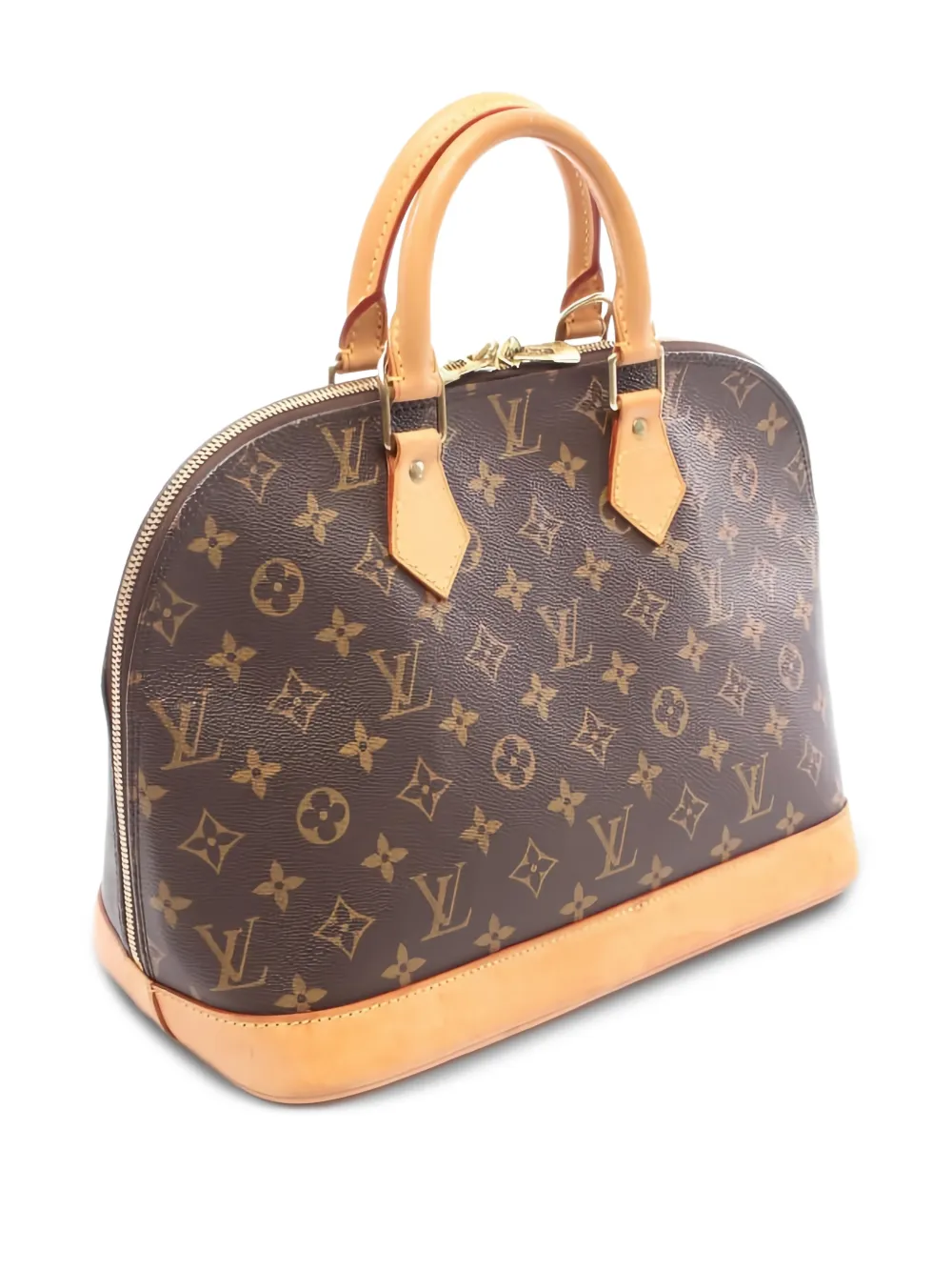 Louis Vuitton Pre-Owned 2004 PM Alma shopper met monogram-canvas - Bruin