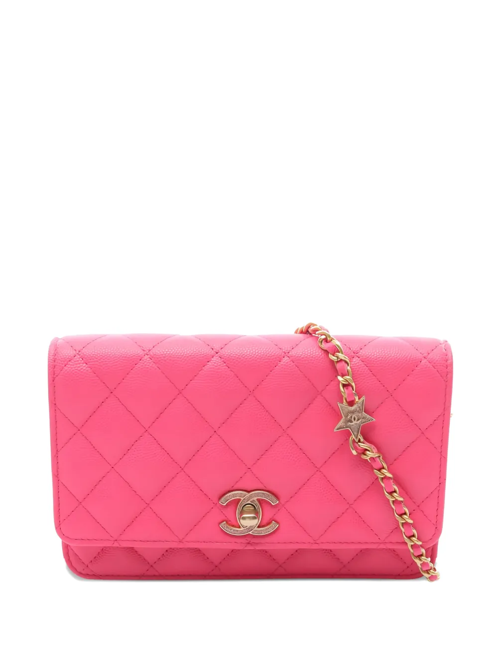 CHANEL Pre-Owned Matelasse chain shoulder bag - Rosa