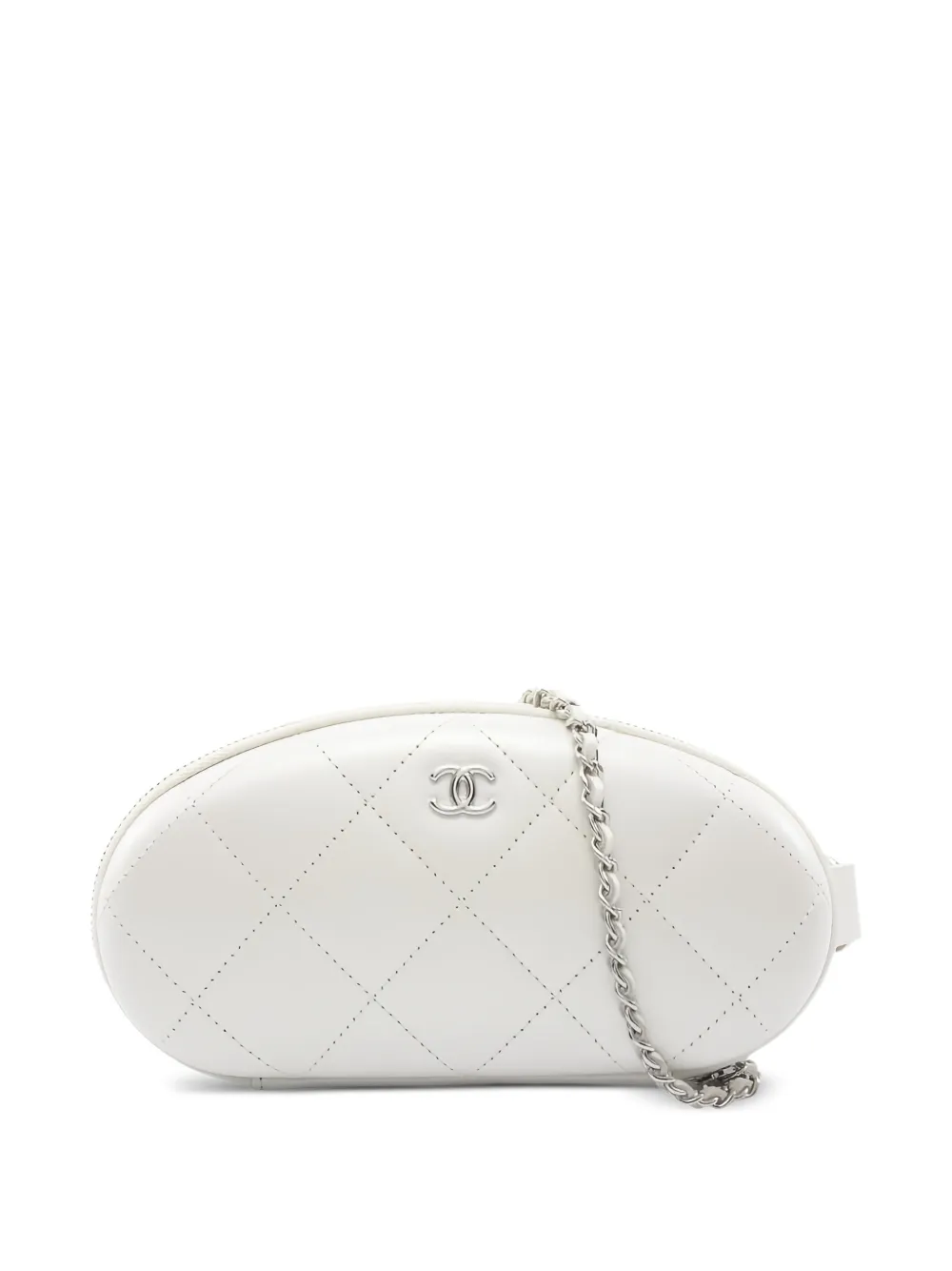 CHANEL Pre-Owned 2021-2022 CC glasses case | White | Image 1