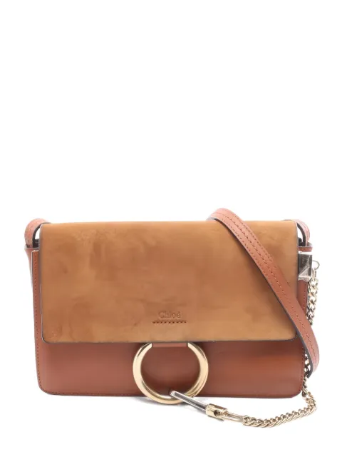Chloé Pre-Owned Faye suede shoulder bag