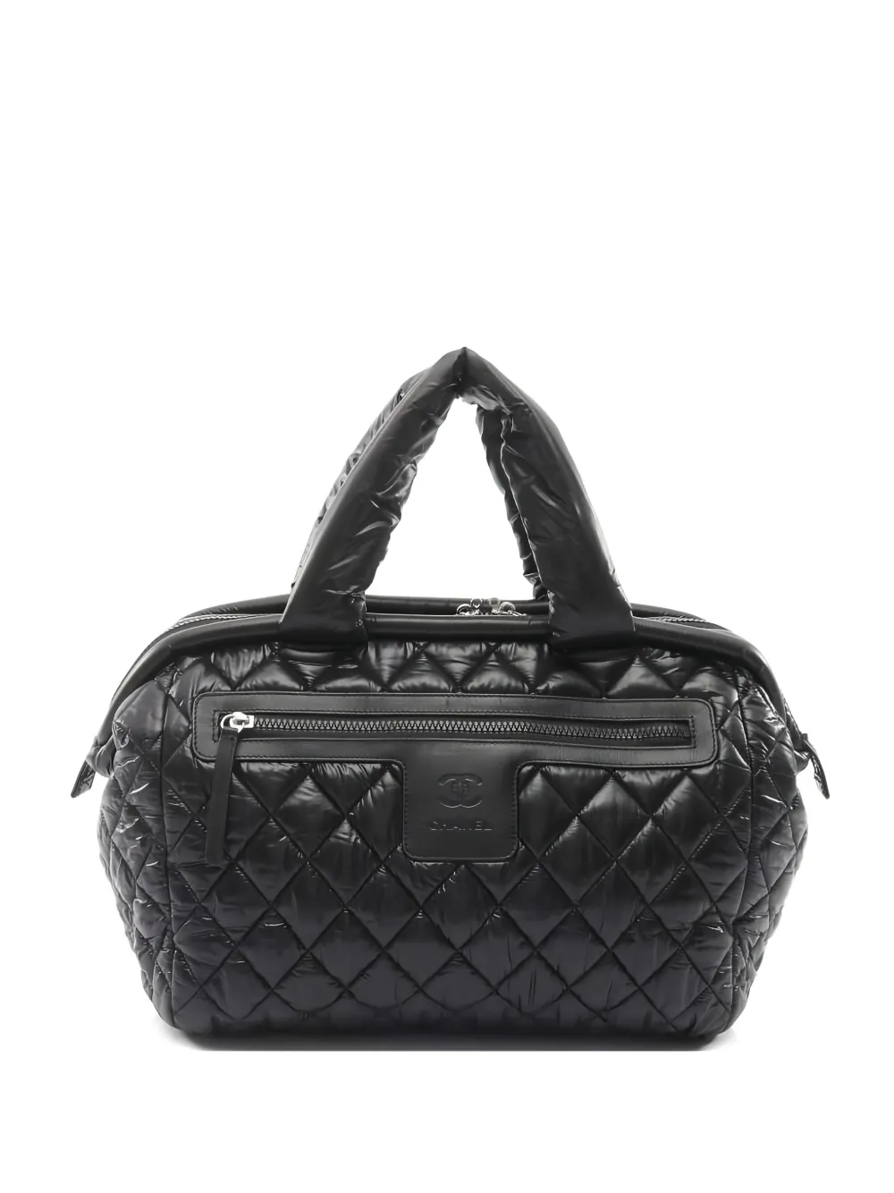 CHANEL Pre-Owned 2012-2013 Coco Cocoon quilted handbag - Nero