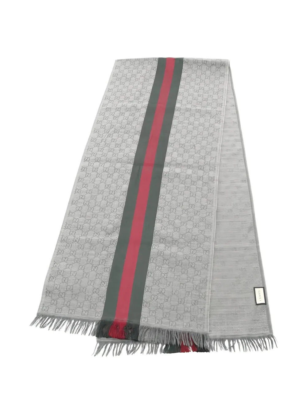 Gucci Pre-Owned 2000s GG-pattern scarf | gris | Image 1