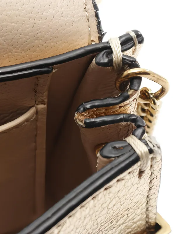 Chloé Pre-Owned 2010s Elle レザーショルダーバッグ | ゴールドトーン 