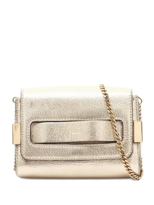 Chloé Pre-Owned 2010s Elle レザーショルダーバッグ | ゴールドトーン 