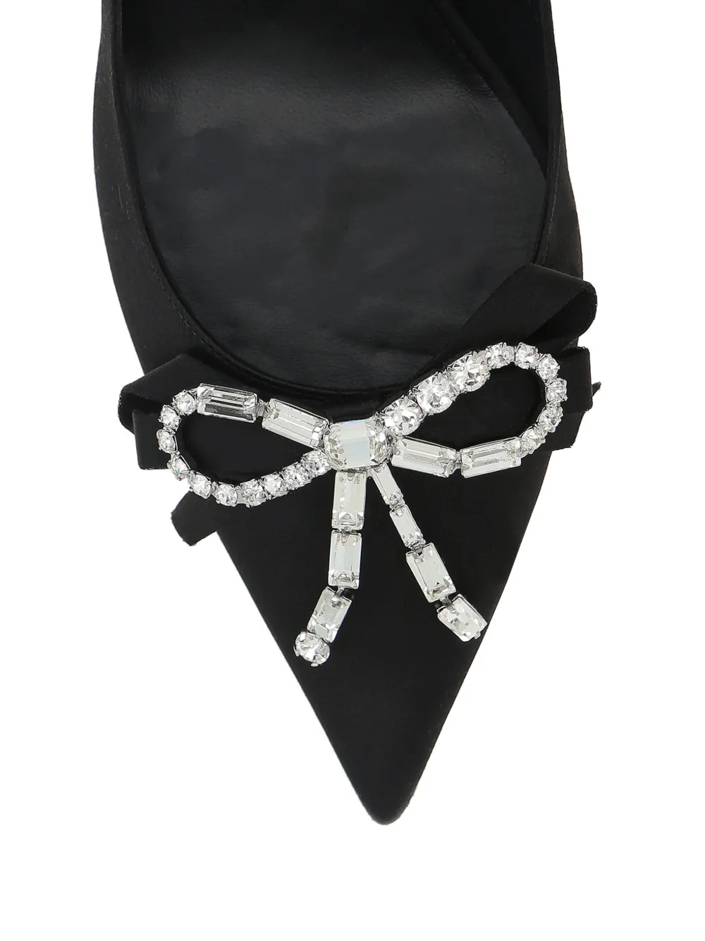 Jimmy Choo Auria pumps met kristallen strik Zwart