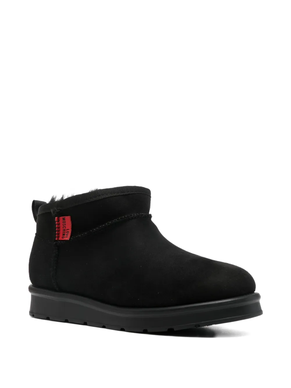 Love Moschino Laarzen met treklus Zwart