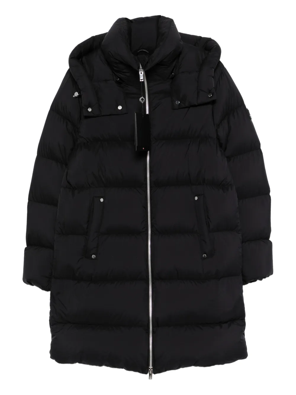 Moose Knuckles Belle Dune Long puffer coat - Nero