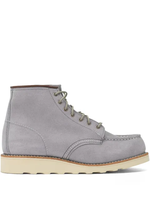 Red Wing Shoes lace-up suede boots