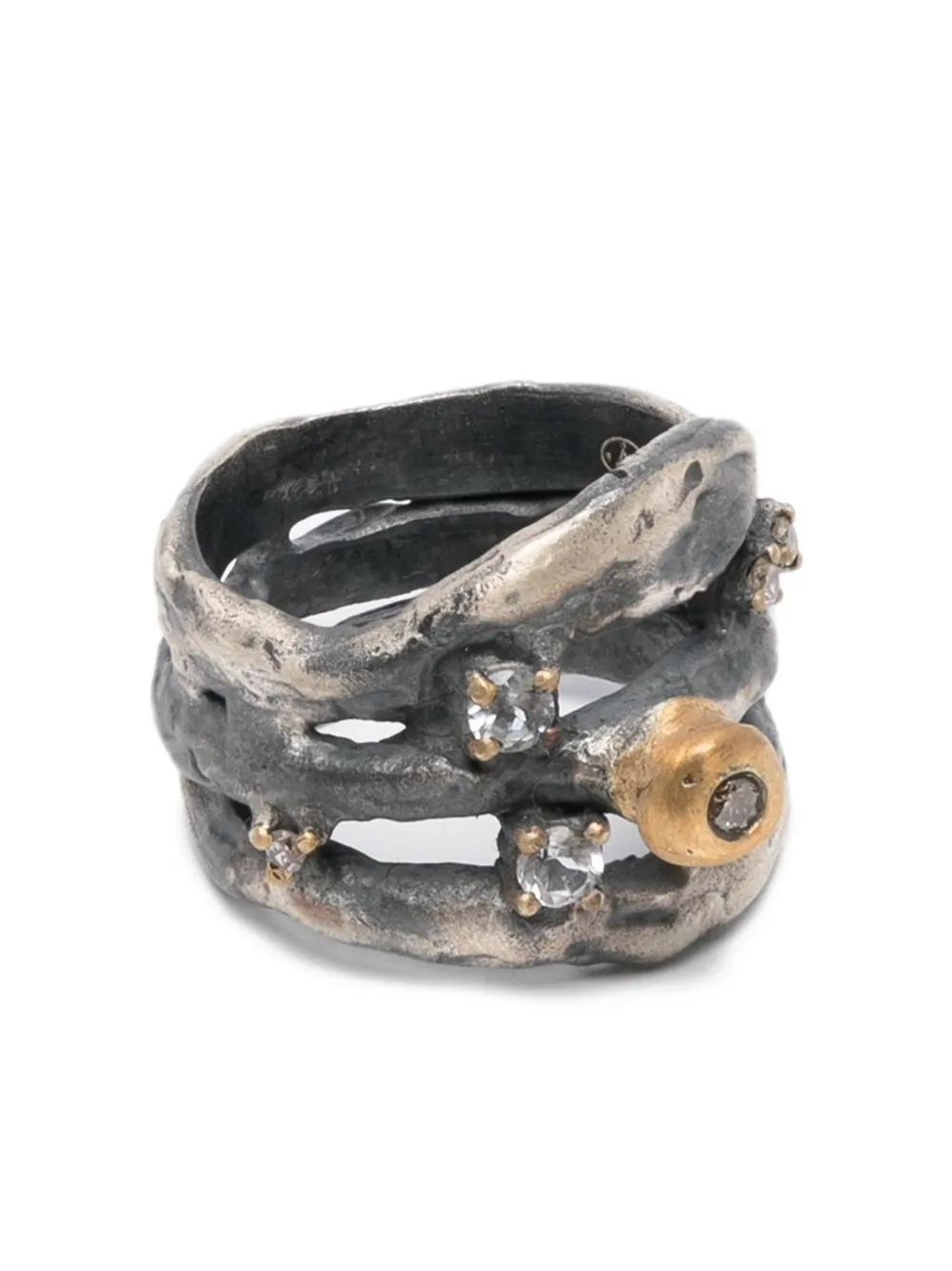 KUNDO diamonds k65ragna ring - Argento