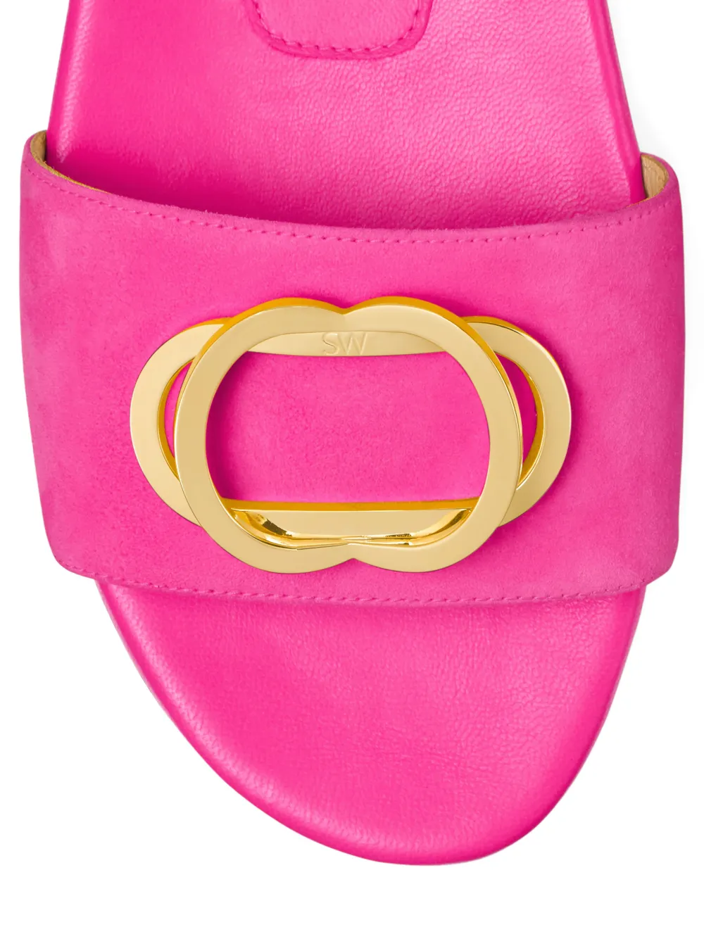 Stuart Weitzman Caicos sandalen met dubbele gesp Roze