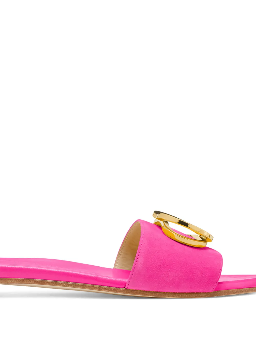 Stuart Weitzman Caicos sandalen met dubbele gesp Roze