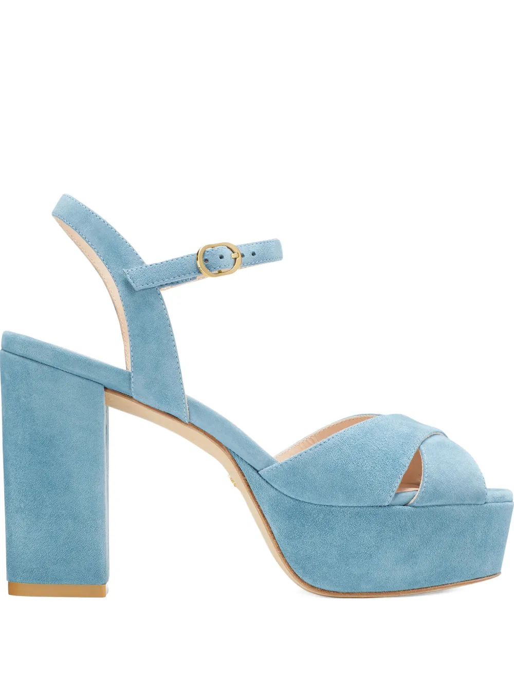 Stuart Weitzman Ivona crossover platform sandals | 蓝色 | Image 1