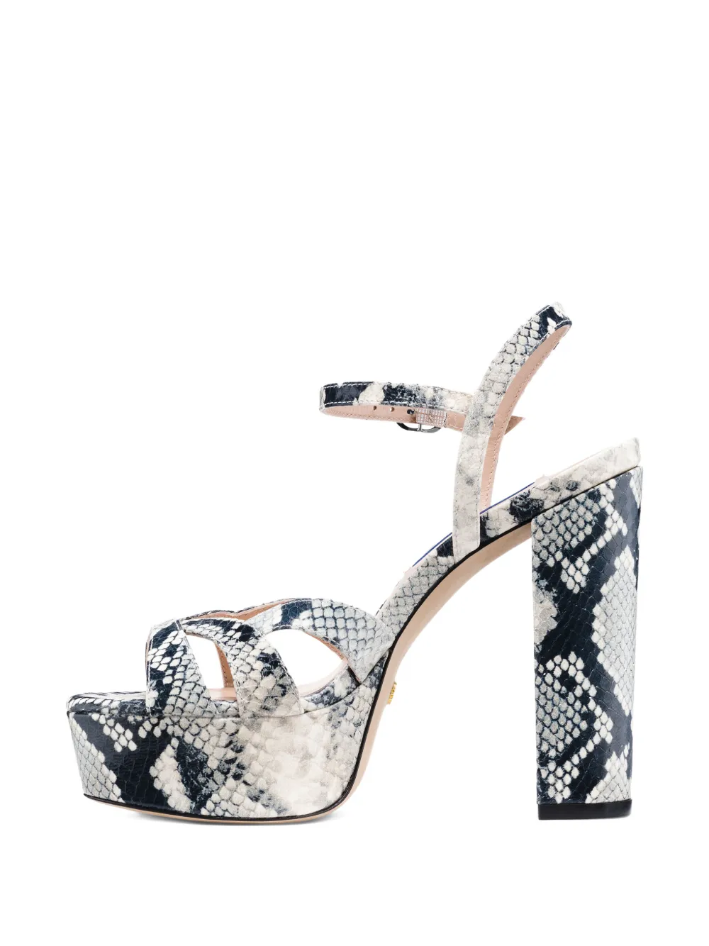Stuart Weitzman Misty platform sandals Wit