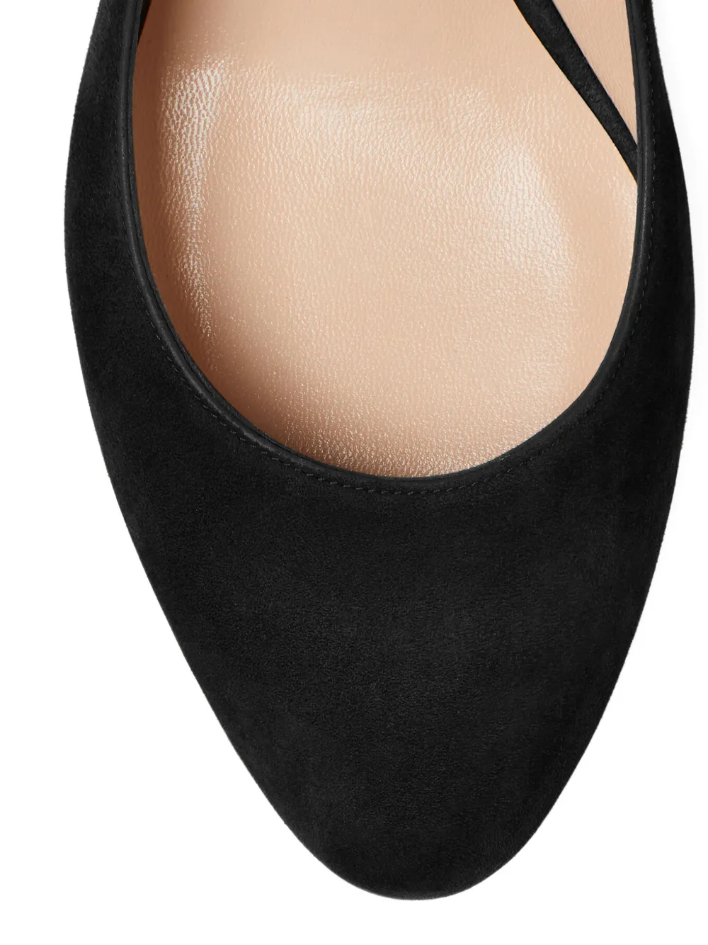 Stuart Weitzman Amata 60 Almond-toe Block-heel Pumps In Black