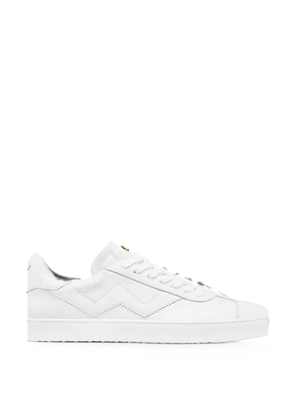 Stuart Weitzman Daryl Scalloped-detail Sneakers In White