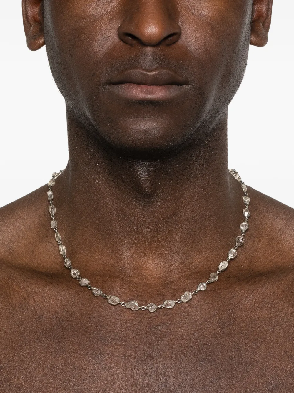 KUNDO collier en chaîne serti de cristaux | Homme | Image 2