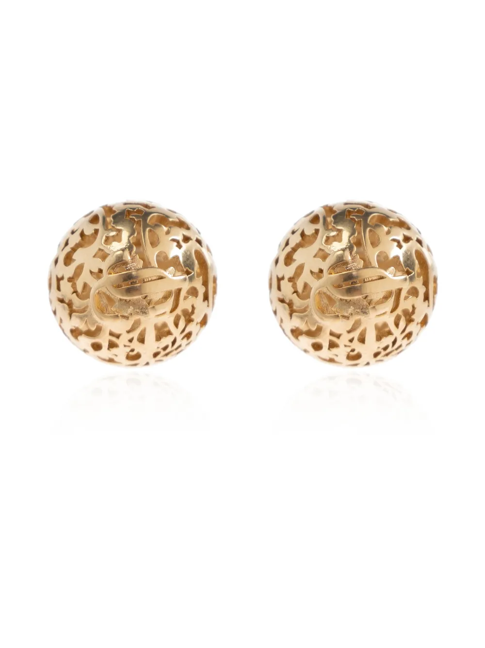 Jimmy Choo sphere stud earrings - Oro