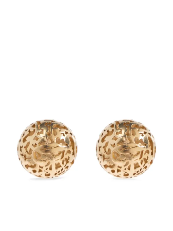 Jimmy Choo Sphere Stud Earrings in Gold